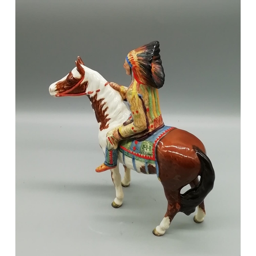 116 - Beswick Mounted Indian Model 1391