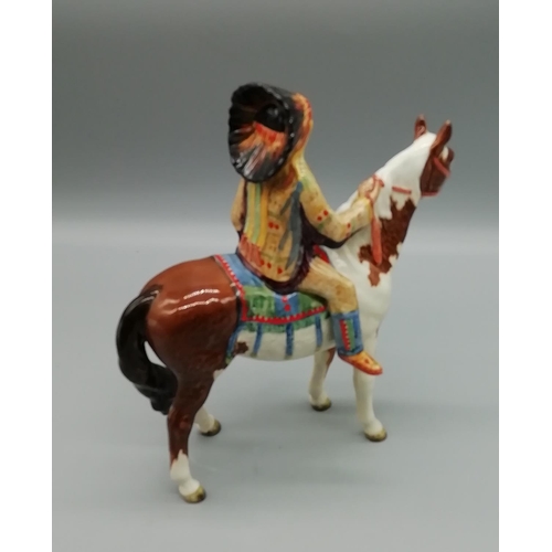 116 - Beswick Mounted Indian Model 1391