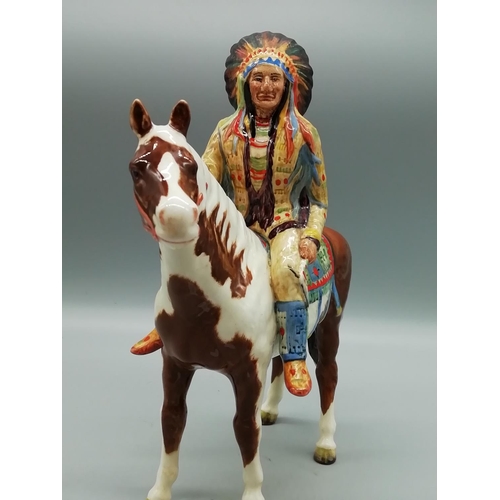 116 - Beswick Mounted Indian Model 1391