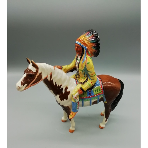 172 - Beswick Mounted Indian Model 1391