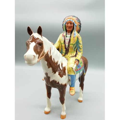 172 - Beswick Mounted Indian Model 1391