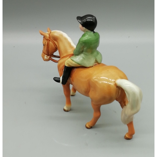 118 - Beswick Boy on Pony Figure