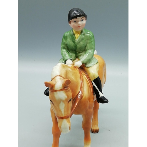 118 - Beswick Boy on Pony Figure