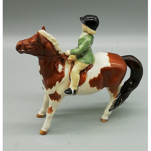 119 - Beswick Girl on Pony Figure