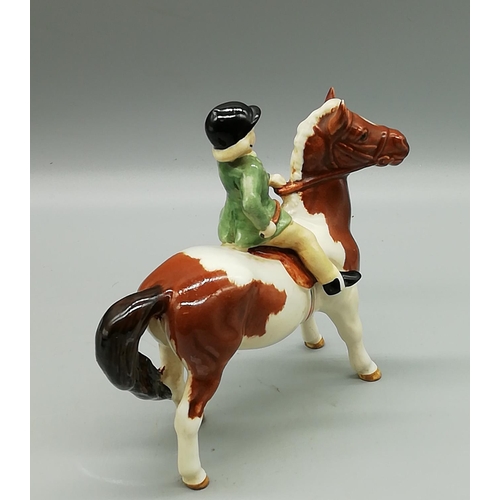 119 - Beswick Girl on Pony Figure