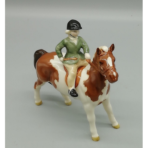 177 - Beswick Girl on Pony Figure