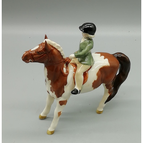 177 - Beswick Girl on Pony Figure