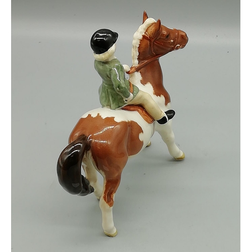 177 - Beswick Girl on Pony Figure