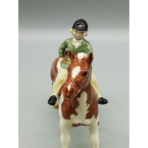 177 - Beswick Girl on Pony Figure