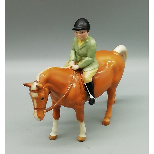 178 - Beswick Boy on Pony Figure