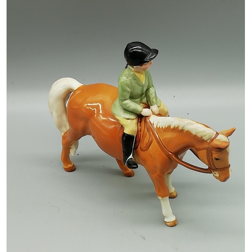 178 - Beswick Boy on Pony Figure