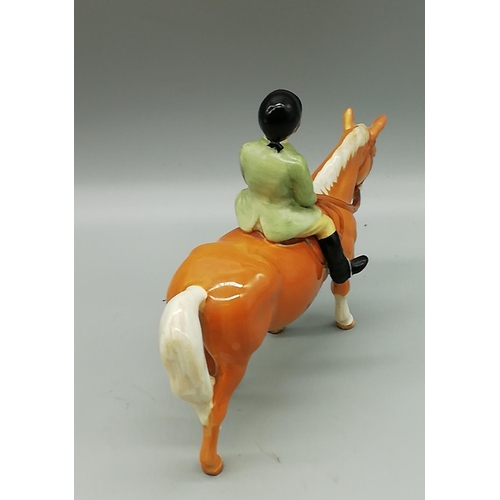 178 - Beswick Boy on Pony Figure