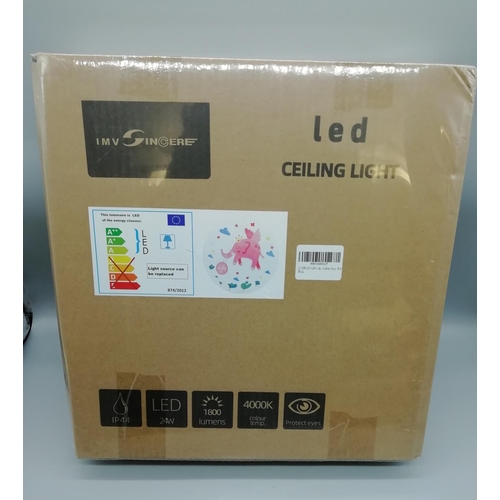 187 - Brand New Sealed LED Ceiling Light - Elephant Design