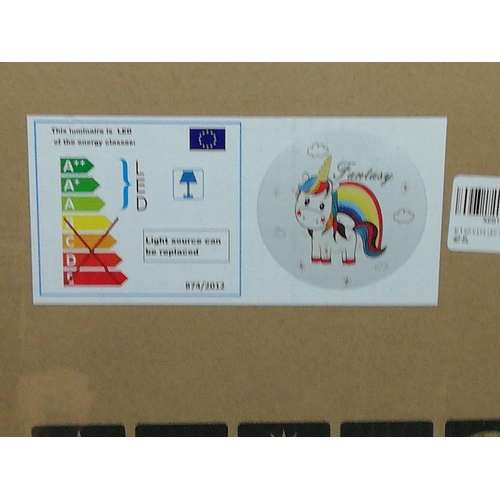 188 - Brand New Sealed LED Ceiling Light - Unicorn Design