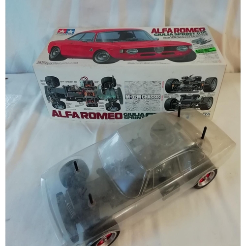 229 - Tamiya 1/10th Scale Radio Control Alfa Romeo Giulia Sprint GTA High Performance Racing Car - Origina... 