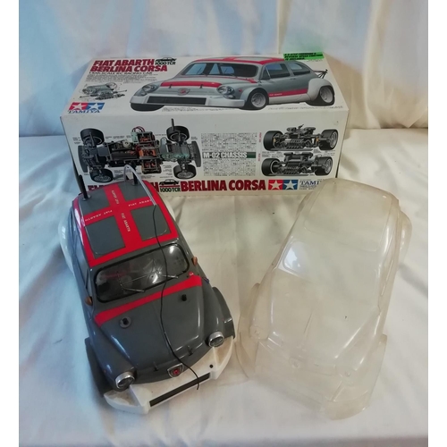 230 - Tamiya 1/10th Scale R/C Fiat Abarth Berlina Corsa Racing Car - Original Box