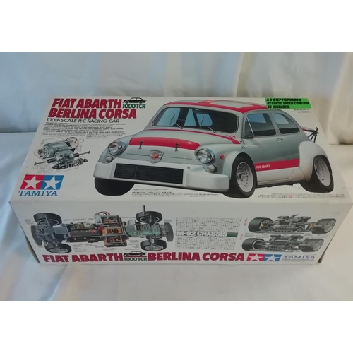 230 - Tamiya 1/10th Scale R/C Fiat Abarth Berlina Corsa Racing Car - Original Box