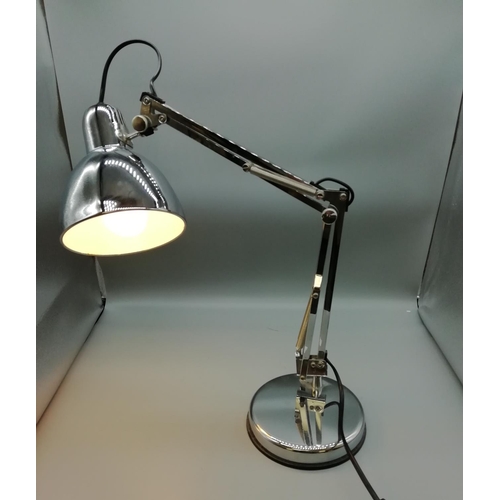 87 - Anglepoise Chrome Lamp W/O