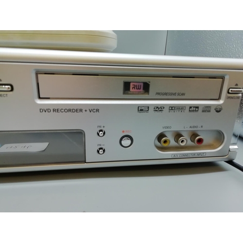 283 - Daewoo-DC DVD Recorder, VCR and Remote W/O