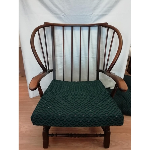 38 - Cottage Style Chair - Newly Upholstered. This Lot is Collection Only