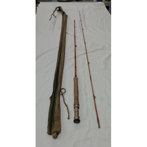 311 - Allcock 'The Colonel' 2 Piece Split Cane Fly Rod