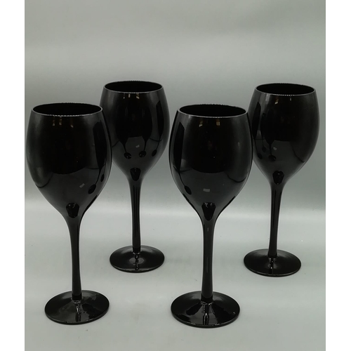 28 - Purple Wine Glasses (4)