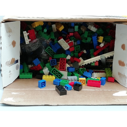 303 - Box of Lego plus Lego Storage Heads