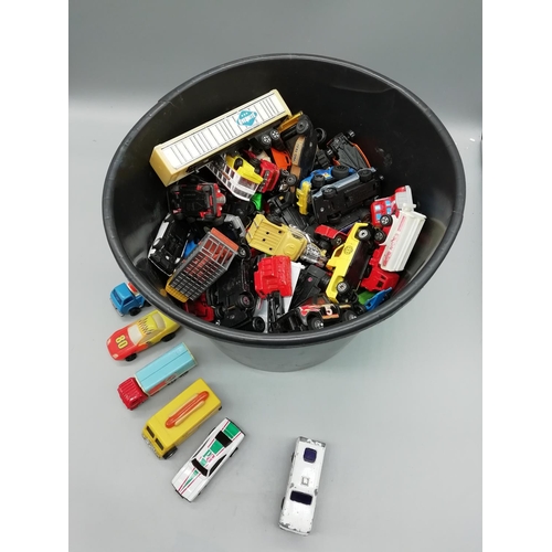 304 - Tonka Truck plus Tub of Mixed Toy Cars