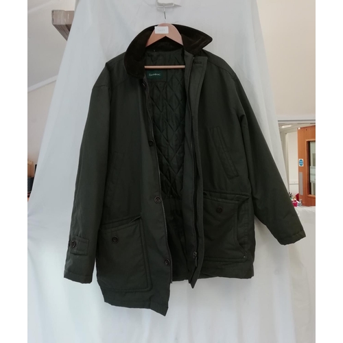 309 - Gents Dannimac Green Coat. Size Large