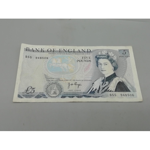 296 - Jo Page £5 Bank Note