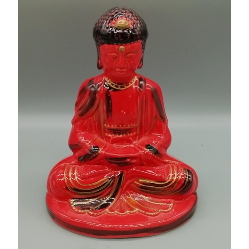 55A - Anita Harris Trial Flambe Buddha. 22cm High