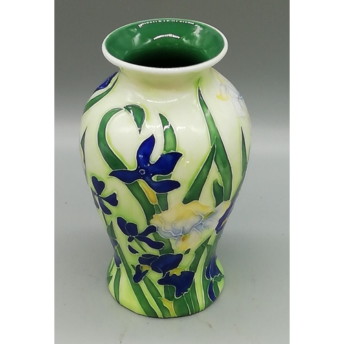 154 - Banya Innovations China 15cm Vase in the 'Iris Bloom' Pattern