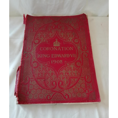 166 - King Edward VII 1902 Coronation. The Illustrated London News Record 'The King and Queen'