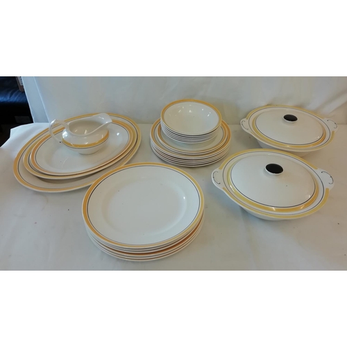 340 - Art Deco Part Dinner Service