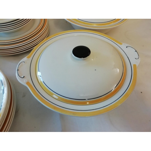 340 - Art Deco Part Dinner Service