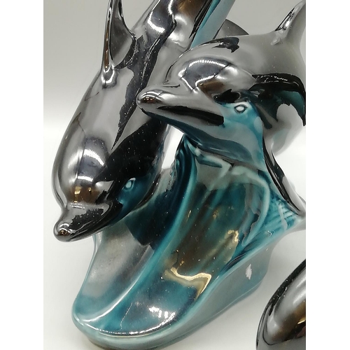 353 - Poole Pottery Dolphin Figures (3)