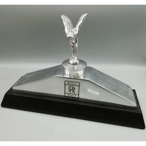 371 - Rolls Royce Desk Top Oblong Paperweight