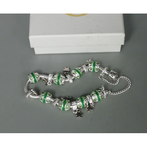 377 - Pandora Style Bracelet. Boxed