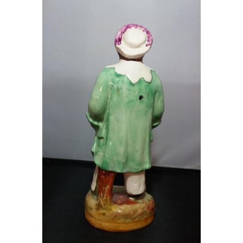 165 - Staffordshire Flat Back Figure 'Falstaff'