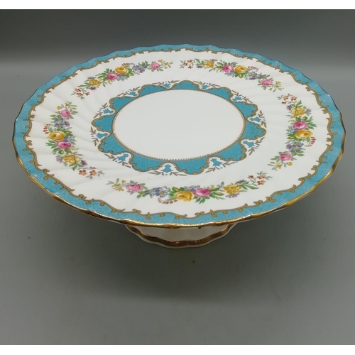 190 - Crwon Staffs China Cake Stand