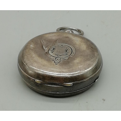 21 - Silver Cased Pocket watch for Parts or Restoration