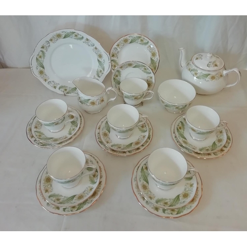 Duchess China 20 Piece Tea Set in the 'Greensleeves' Pattern