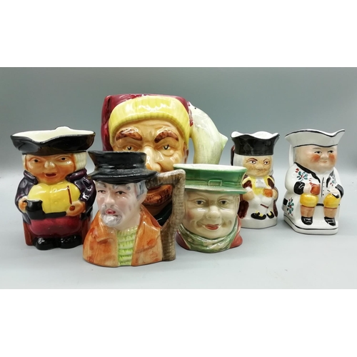 592 - Collection of Toby Jugs from Various Makers. (6) 1 with slight fault