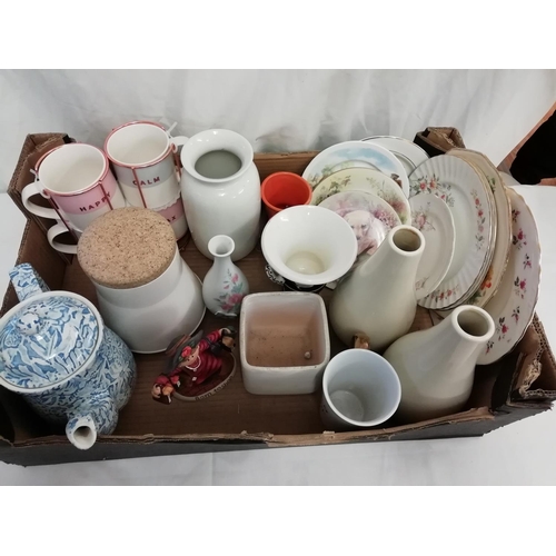 606 - Box of Mixed Pottery