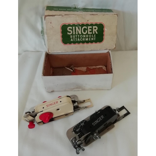 609 - Singer Button Hole Attachments