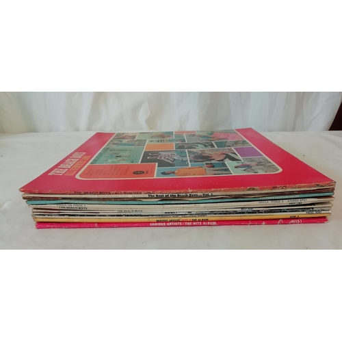 610 - Collection of LP Records to include Beach Boys, Hits 1 & 2, plus others