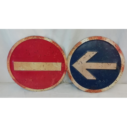614 - Metal Road Signs (2)