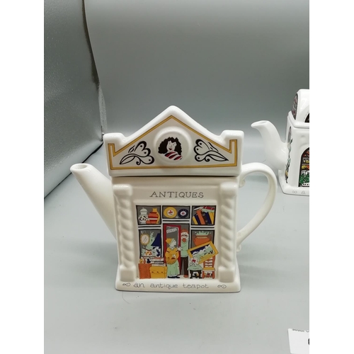 663 - Wade 'English Life' Teapots (4)