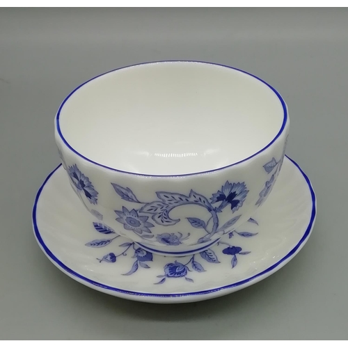 88 - Minton China Bowl and Saucer in the 'Hardwick' Pattern - Boxed