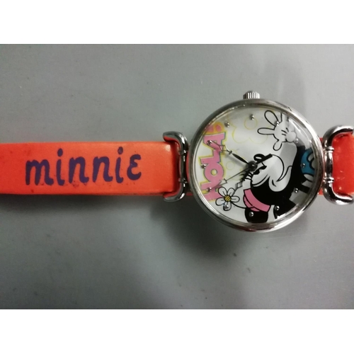 112 - Disney 'Minnie Mouse' Watch W/O  Boxed